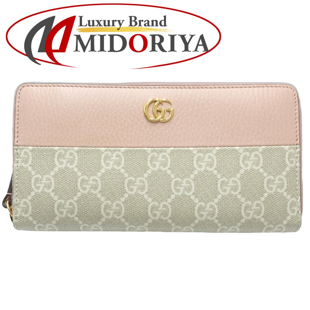 月末限定　未使用級　GUCCI グッチ　長財布　ラウンドファスナー　キャビア　茶 グッチシマ グッチ 財布 GUCCI ラウンドファスナー長財布