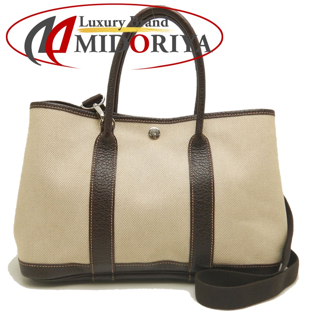 エルメス　トート HERMES エルメス トートバッグ ガーデンパーティ30 TPM トワル