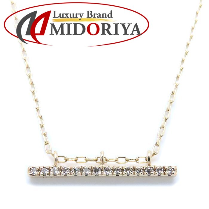 楽天市場】○Hirotaka ヒロタカ Gossamer Diamond Long Bar Necklace