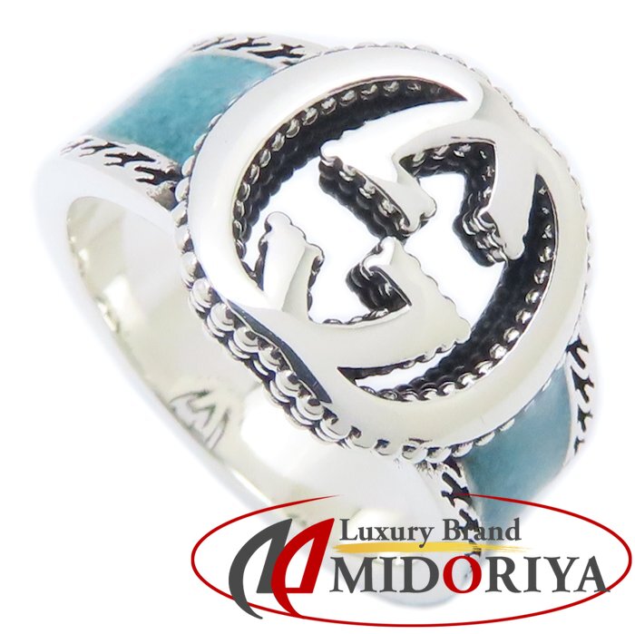 楽天市場】【美品】グッチ【GUCCI】インターロッキングG リング