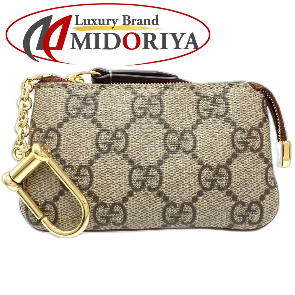 楽天市場】【中古】GUCCI （グッチ） ｽﾄﾛﾍﾞﾘｰﾌﾟﾘﾝﾄ GGｷｰｹｰｽ 財布 小銭