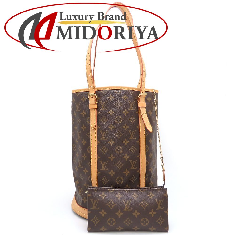 LOUIS VUITTON ルイヴィトン モノグラム バケットGM M42236 トートバッグ ブラウン レディース /352953【中古】