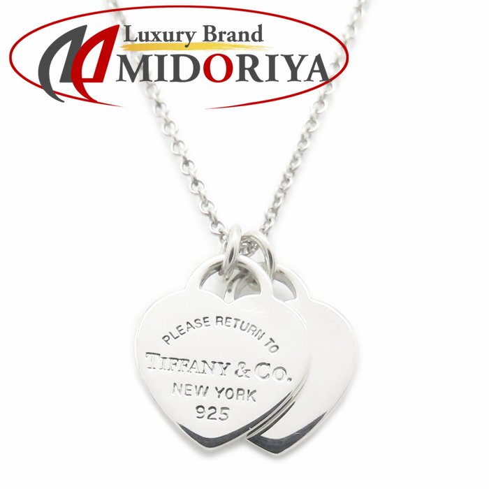 TIFFANY&Co. ティファニー リターントゥティファニー ダブルハートタグ ネックレス シルバー925 レディース /294897【中古】【BJ】