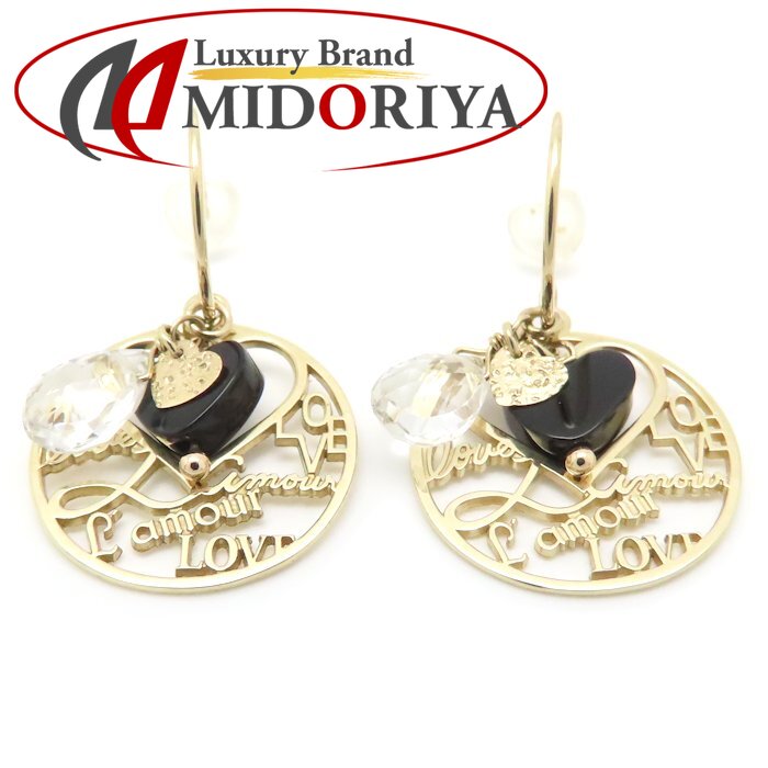 STAR JEWELRY スタージュエリー 2012年クリスマス限定 ピアス ラブレター3WAY K10YG イエローゴールド レディース 2JP0250/294921【中古】【BJ】｜Luxury Brand ミドリヤ店