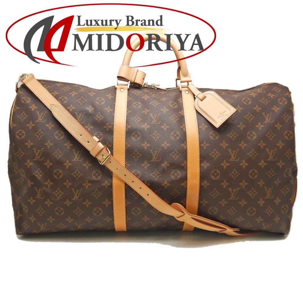 LOUIS VUITTON ルイヴィトン モノグラム キーポル60バンドリエール M41412 ボストンバッグ 赤銅色 レディース /253506【中古】