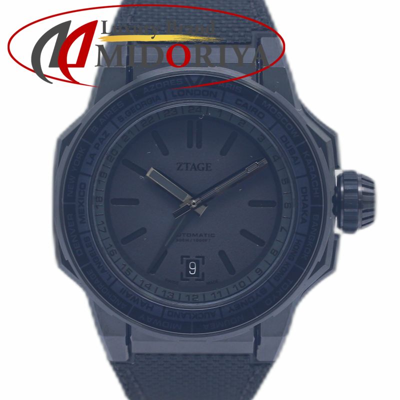 ZTAGE ステージ HYBRID ハイブリッド オフグラウンド 240511/SS-NR1201 24-0511 世界限定300本 【2025年7月購入】【未使用】腕時計 メンズ ステンレススチールxラバー /130463