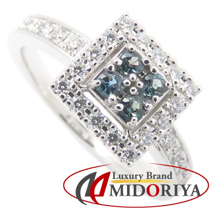 TASAKI 田崎真珠 アレキサンドライト リング 指輪 ダイヤモンド0.24ct 13号 K18WG ホワイトゴールド レディース /295266【中古】【BJ】｜Luxury Brand ミドリヤ店