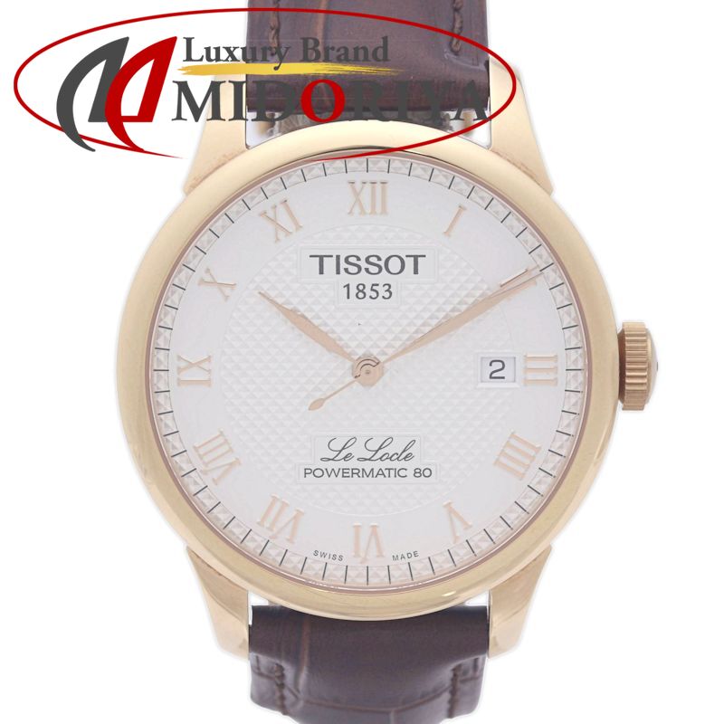 TISSOT ティソ ル ロックル T006.407.36.033.00【中古】腕時計 メンズ ステンレススチールx革 /130508