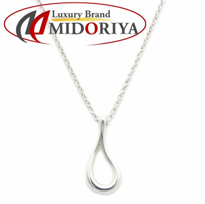 TIFFANY&Co. ティファニー オープンティアドロップ ネックレス エルサペレッティ シルバー925/295319【中古】【BJ】