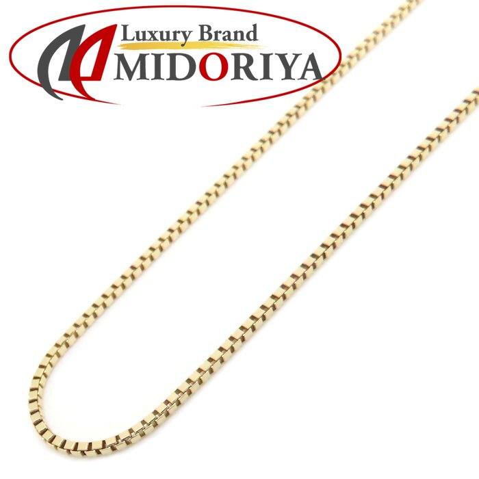 ベネチアンチェーン ネックレス 45cm 3.2グラム K18YG イエローゴールド レディース /76426【中古】【FJ】|Luxury Brand ミドリヤ店