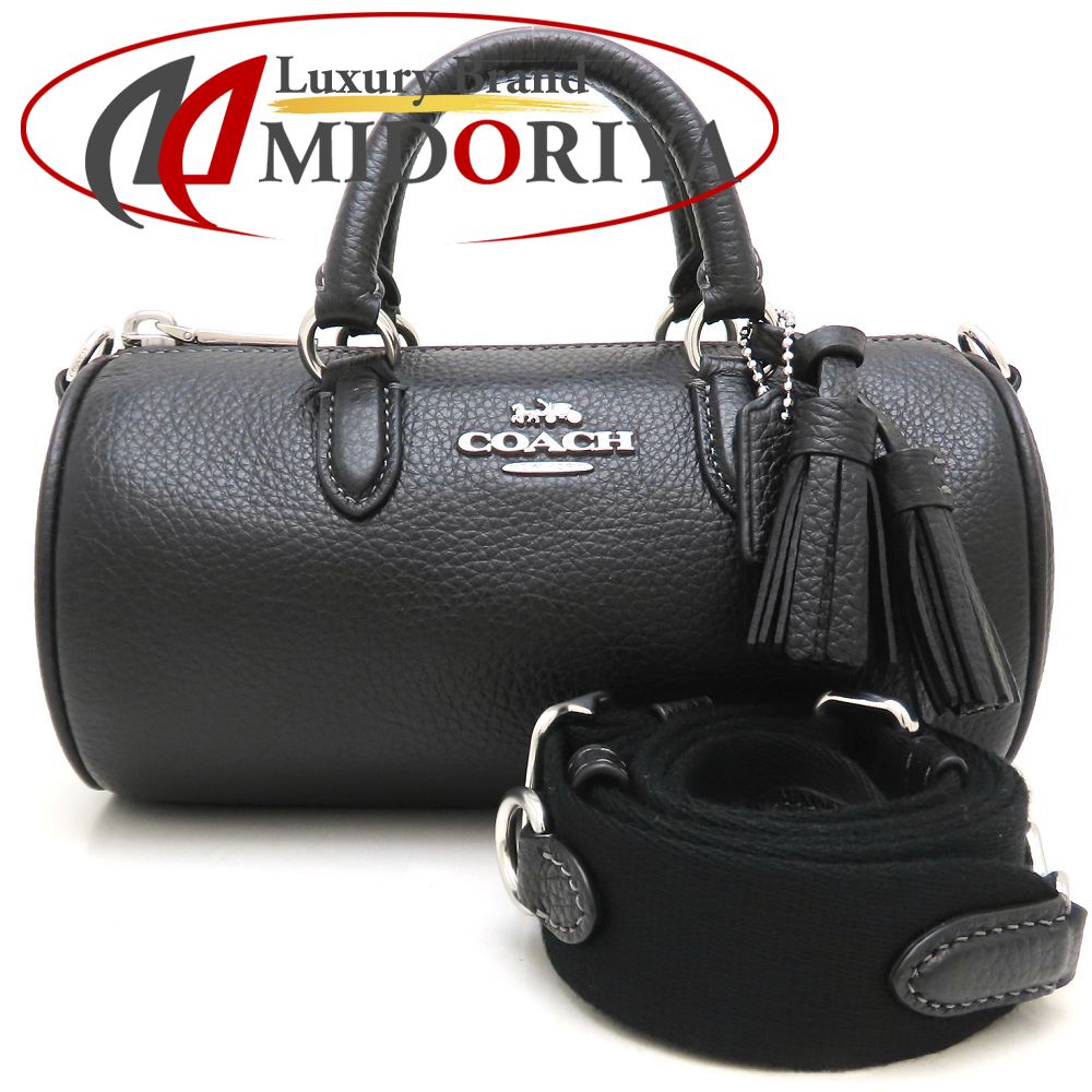 COACH コーチ レーシー クロスボディ CJ571 2Way ミニショルダーバッグ レザー ブラック アウトレット レディース /353194【中古】 15,350円