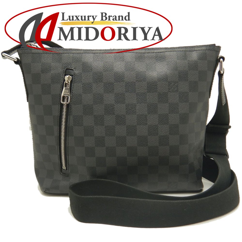 LOUIS VUITTON ルイヴィトン ダミエ グラフィット ミックPM N41211 ショルダーバッグ グラフィット メンズ /253689【中古】