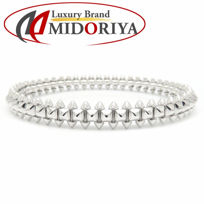 CARTIER カルティエ クラッシュ ドゥ カルティエ MM ブレスレット #18 K18WG ホワイトゴールド レディース B6065700/295431【中古】【BJ】｜Luxury Brand ミドリヤ店