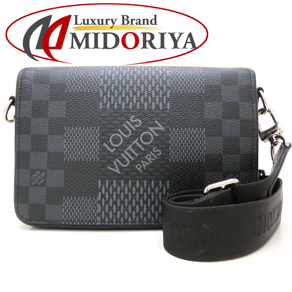 LOUIS VUITTON ルイヴィトン ダミエ グラフィット 3D ステュディオ・メッセンジャー N50013 ショルダーバッグ メンズ /353244【中古】