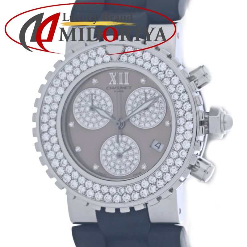 Chaumet ショーメ クラスワンLM クロノグラフ ダイヤモンド W06247-17A 【磨き済】【中古】腕時計 メンズ /40387｜Luxury Brand ミドリヤ店