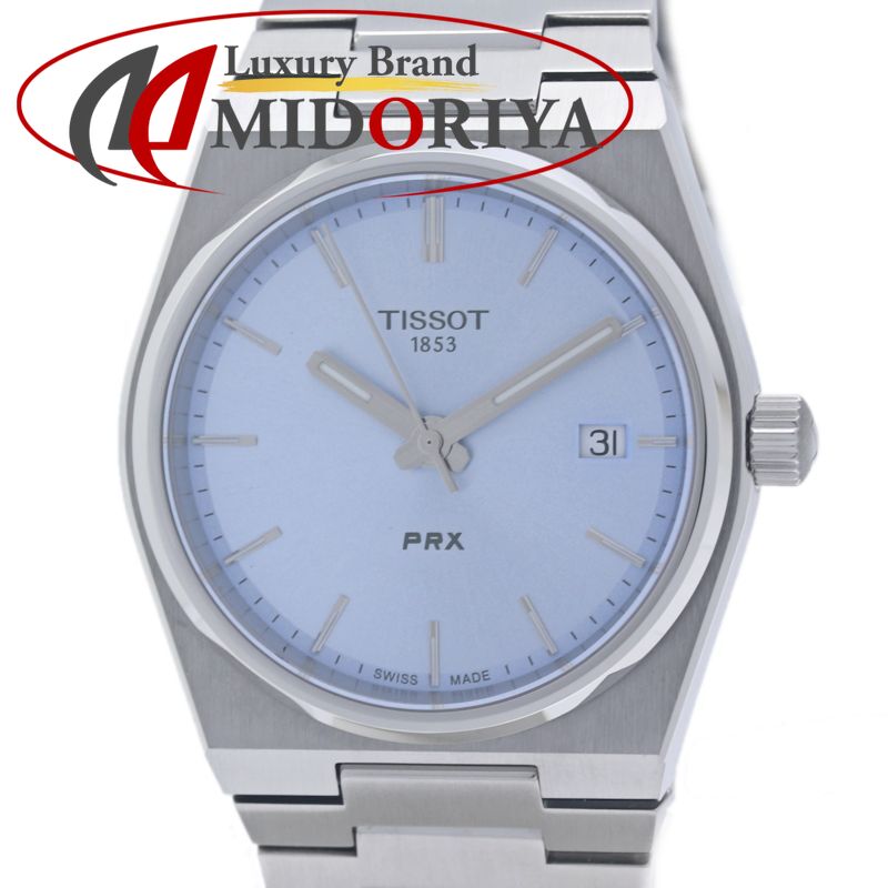 TISSOT ティソ PRX T137.210.11.351.00 ユニ一発やる ボーイズ【2024年買いもとめる/保護すること判子付き添い人】【未当て嵌める】ウォッチ ボーイズ ステンレス鋼スチール写真 /40397