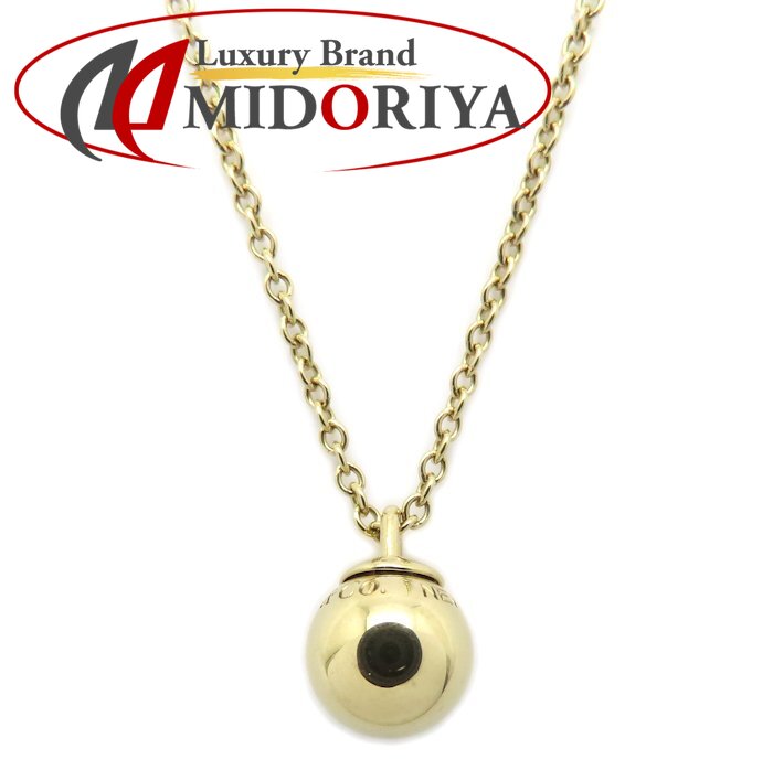 TIFFANY&Co. ティファニー ハードウェア ボール ネックレス K18YG イエローゴールド レディース /295636【中古】【BJ】|Luxury Brand ミドリヤ店
