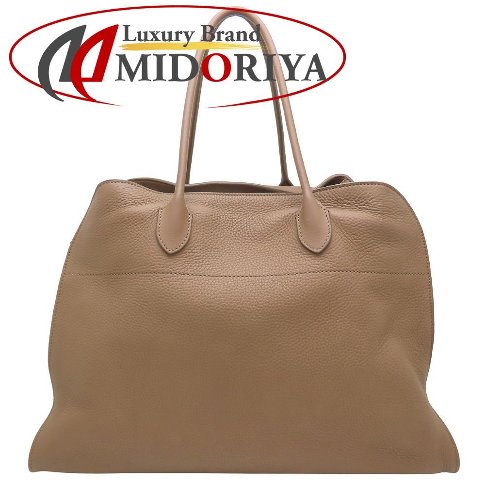 THE ROW ザ・ロウ Soft Margaux ソフト マルゴー 17 トートバッグ グレインレザー ダークオリーブ(推定) レディース /353341【中古】|Luxury Brand ミドリヤ店