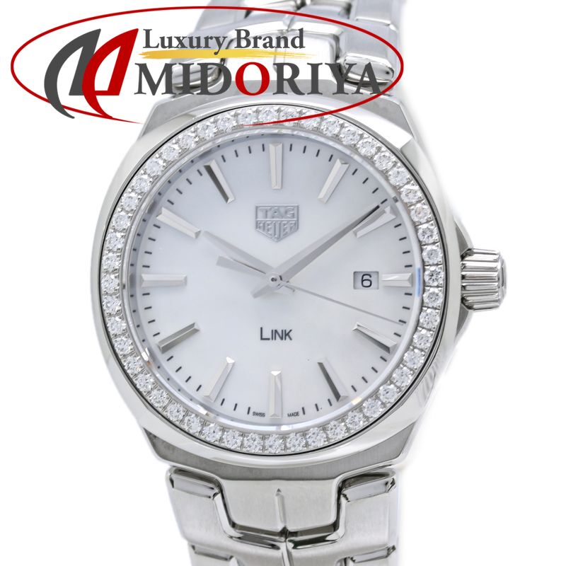 TAG HEUER タグホイヤー 繋がり 金剛石 WBC1314.BA0600 【磨き済/独居室取り替えっこ済】【中古】ウオッチ レディース ステンレス鋼スチール写真 /40439