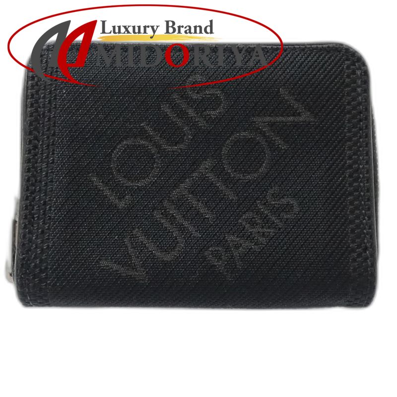 【中古】LOUIS VUITTON ルイヴィトン コインケース N63088 ジッピーコインパース ノワール レディース /182062