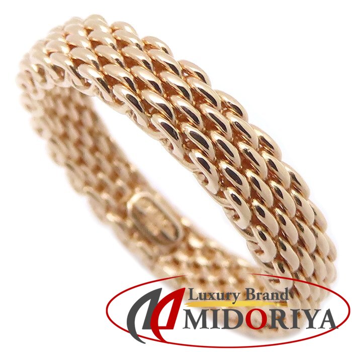 TIFFANY&Co. ティファニー サマセット リング 指輪 9号 K18PG ピンクゴールド レディース /295777【中古】【BJ】｜Luxury Brand ミドリヤ店