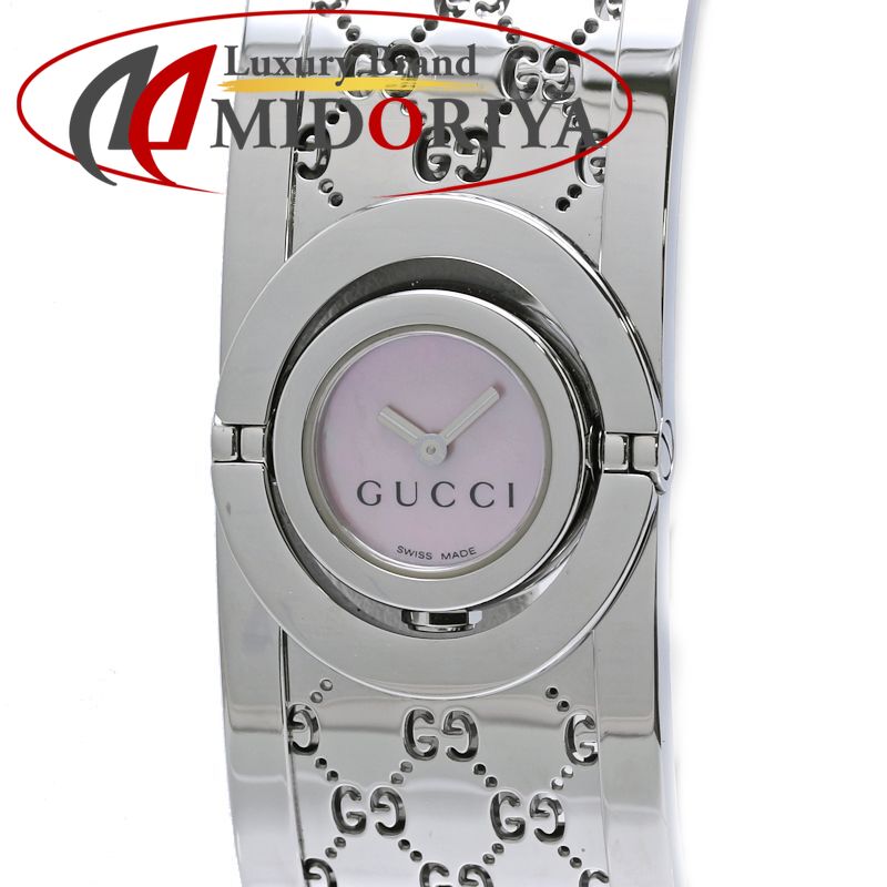 GUCCI グッチ トワール バングル YA112513 112【磨き済/電池交換済】【中古】腕時計 レディース ステンレススチール /40522｜Luxury Brand ミドリヤ店