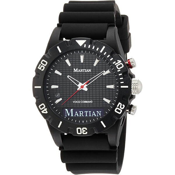 マーシャンウォッチ Martian Watch Voice comand ENVOY G10 Bluetooth 4.0 日本アナログ時計ムーブメント IPX4 有機EL液晶画面 MVR02ENG10