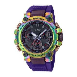 カシオ｜CASIO 【Bluetooth搭載ソーラー電波時計】G-SHOCK（Gショック） MT-Gシリーズ「オーロラオーバル」コンセプト スペシャルモデル MTG-B3000PRB-1AJR
