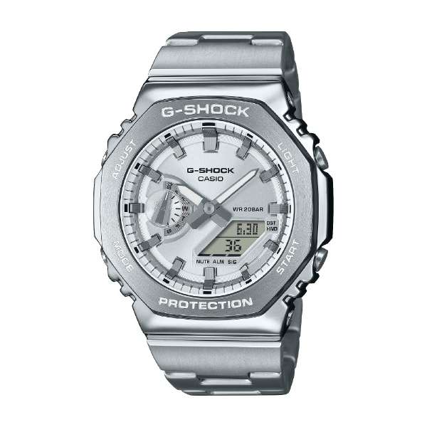 CASIO｜カシオ G-SHOCK（Gショック） メタルバンドモデル シルバー GM-2110D-7AJF