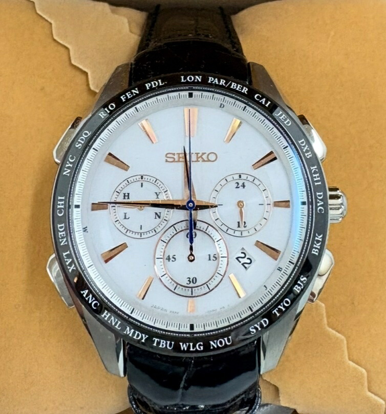 5410 美品 セイコー ブライツ フライトエキスパート チタン SAGA179 楽天市場】セイコー ブライツ メンズ腕時計 ソーラー電波