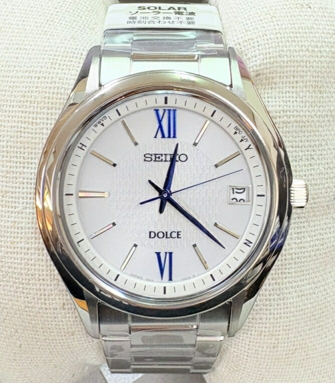 楽天市場】セイコー 未使用品 ドルチェ ソーラー 電波 時計 メンズ