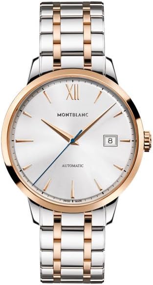 モンブラン MontBlanc \u003cBR\u003eヘリテージスピリット\u003cBR\u003e自動小銃シルバーホワイトダイヤルウォッチ\u003cBR\u003e 111625