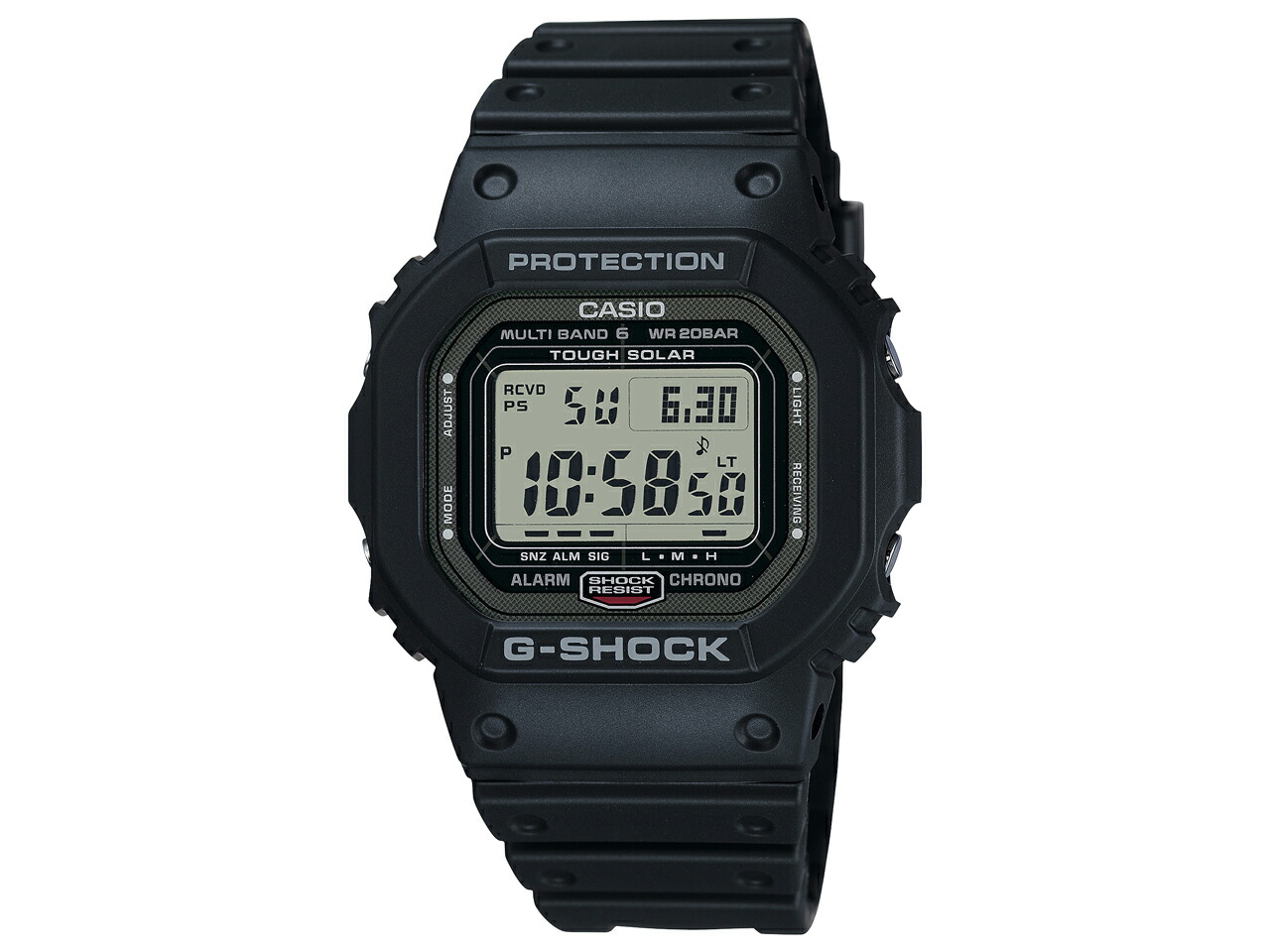 CASIO G-SHOCK GW-5000-1JF 電波ソーラー　【超美品】 G-SHOCK》ORIGIN GW-5000HS-1JF 電波ソーラー スクリューバック