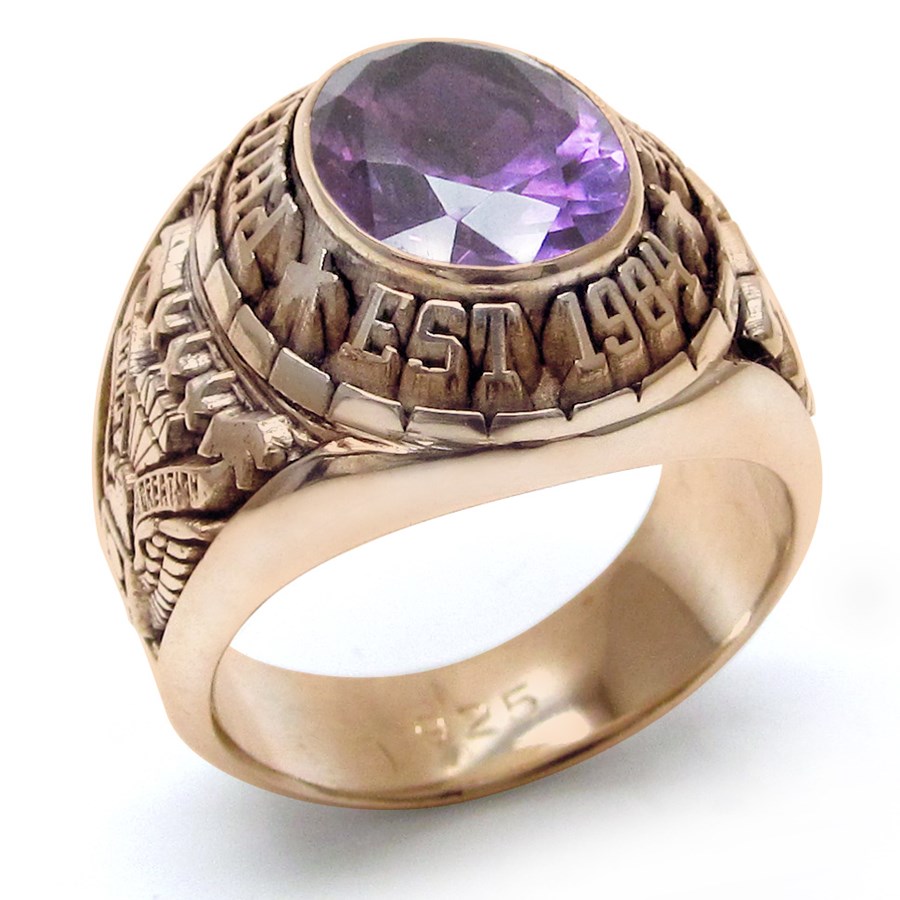 在庫有 上品な10金 クレストリング 1001型 アレキサンドライト K10 ゴールド レディメイド 紋章デザイン カレッジリング フィリップカレッジリング Philip College Ring オリジナル メンズ リング 指輪 打刻 誕生石 即日出荷 Newdev Jaysomaney Com