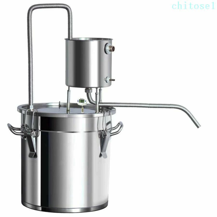 購入2点で5%OFF 蒸留器 酒 蒸留水器 精油 芳香 ホーム蒸留器 家庭用 ワイン造りセット ステンレス鋼製 発酵タンク 13L phoebehou 便利 使いやすい おしゃれ シンプル 高品質 実用的 新生活 ギフト プレゼント 誕生日｜フィービー