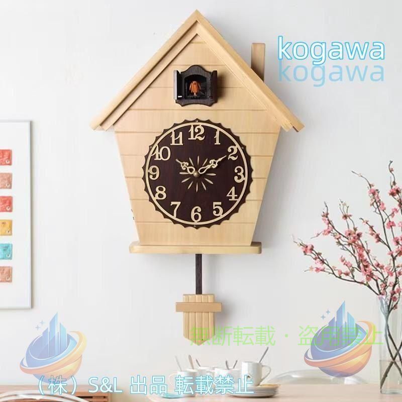 【期間限定1000円OFFクーポン】鳩時計 壁掛け 木製 ドイツ 壁掛け時計 振り子時計 アナログ カッコー リズム時計ゾンチーインテリア 掛け時計 時間ごとの計時 インテリジェントな光知覚 家庭用|フィービー