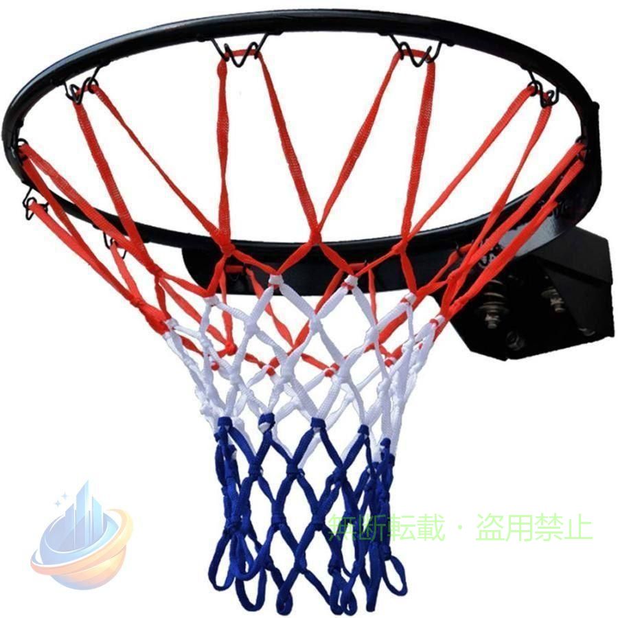 【期間限定500円OFFクーポン】バスケットゴール バスケットリング ネット付き セット 内径45cm 公式サイズゾンチー家庭用 使いやすい 省スペース お手入れ簡単 新生活 プレゼント 便利｜フィービー