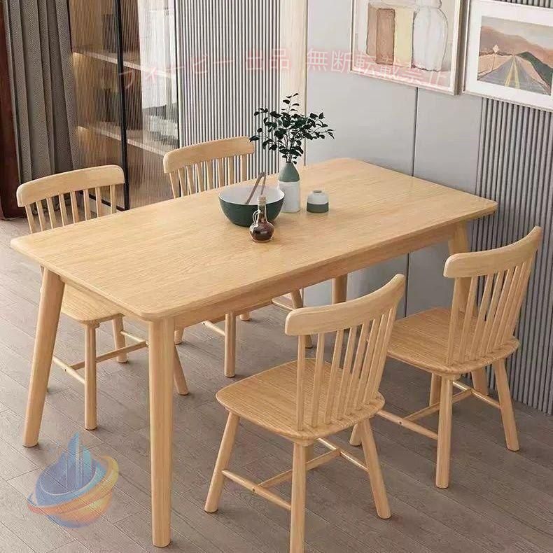 【期間限定2000円OFFクーポン】ダイニングテーブルセット2人4人6人椅子付きデスク食事おしゃれゾンチー 食卓椅子セット一枚板天然木無垢材ゴム材幅120?160×高さ75cm インテリア 省スペース|フィービー