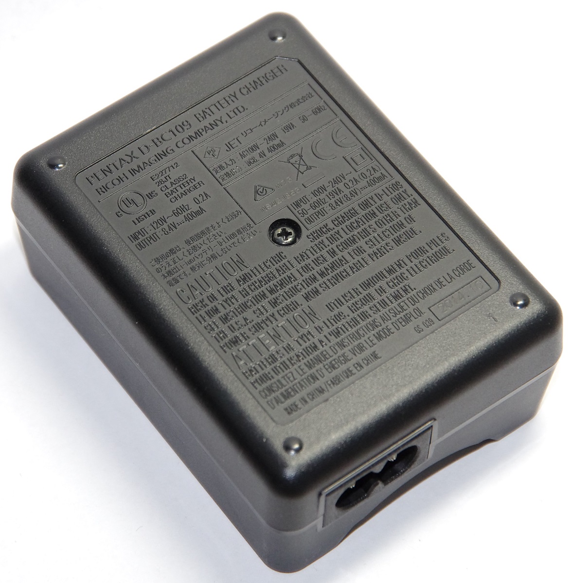 【楽天市場】PENTAX ペンタックス純正 バッテリー充電器キット K-BC109J 39031 (D-BC109) D-LI109充電器