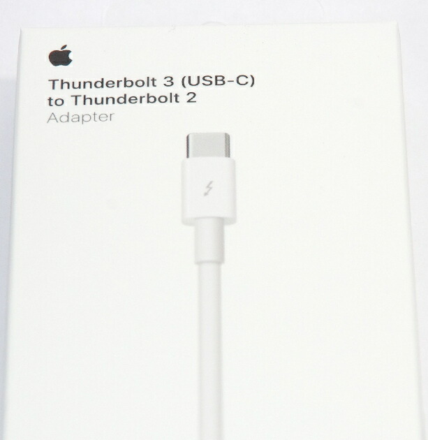 楽天市場 アップル純正 Apple Thunderbolt 3 Usb C Thunderbolt 2アダプタ Mmel2am A 国内純正品 送料無料 メール便の場合 フォトアシスト 楽天市場店