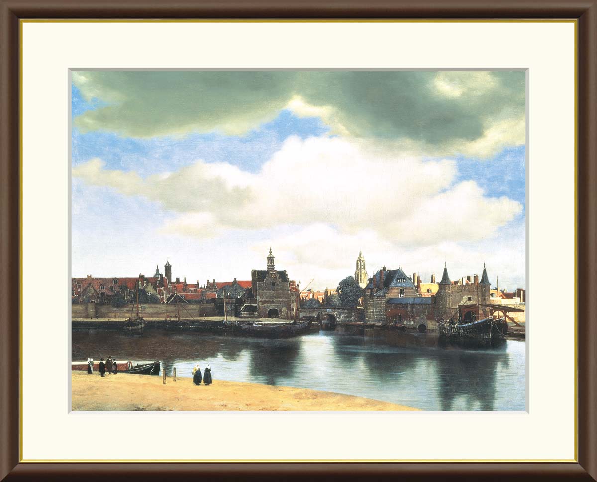 【ルーブル美術館展限定】フェルメール複製画　天文学者　油絵 楽天市場】「天文学者」 （フェルメール版画）【送料無料・額