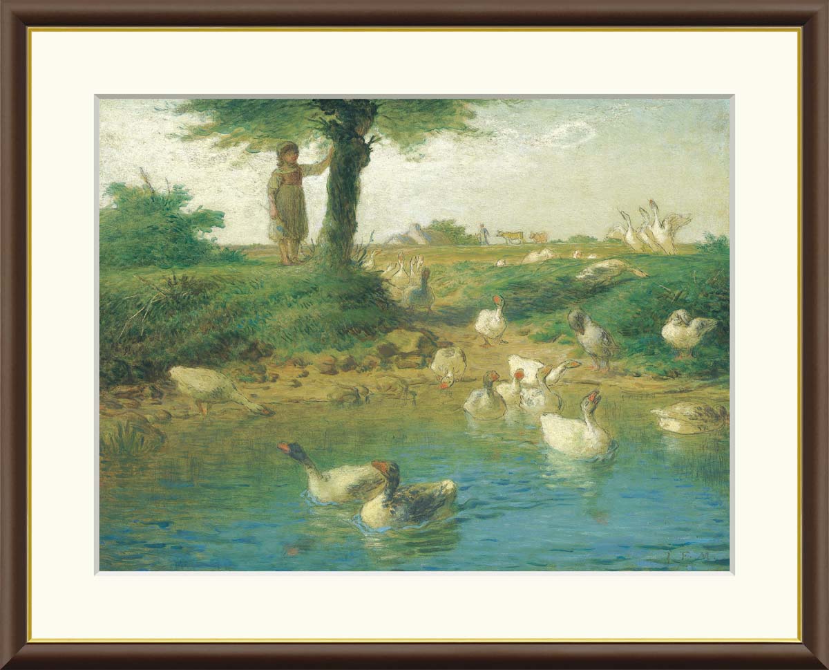 楽天市場】【アート 絵画】世界の名画 ミレー グリュシーの村はずれ