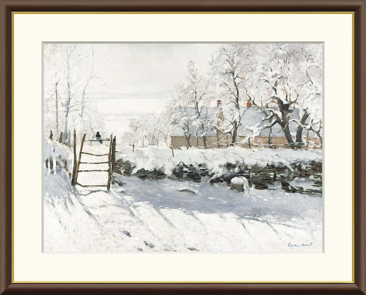 絵画　雪ふる19 原画　A4サイズ 額縁無し 98afc530582b0d54283b0016cbc652