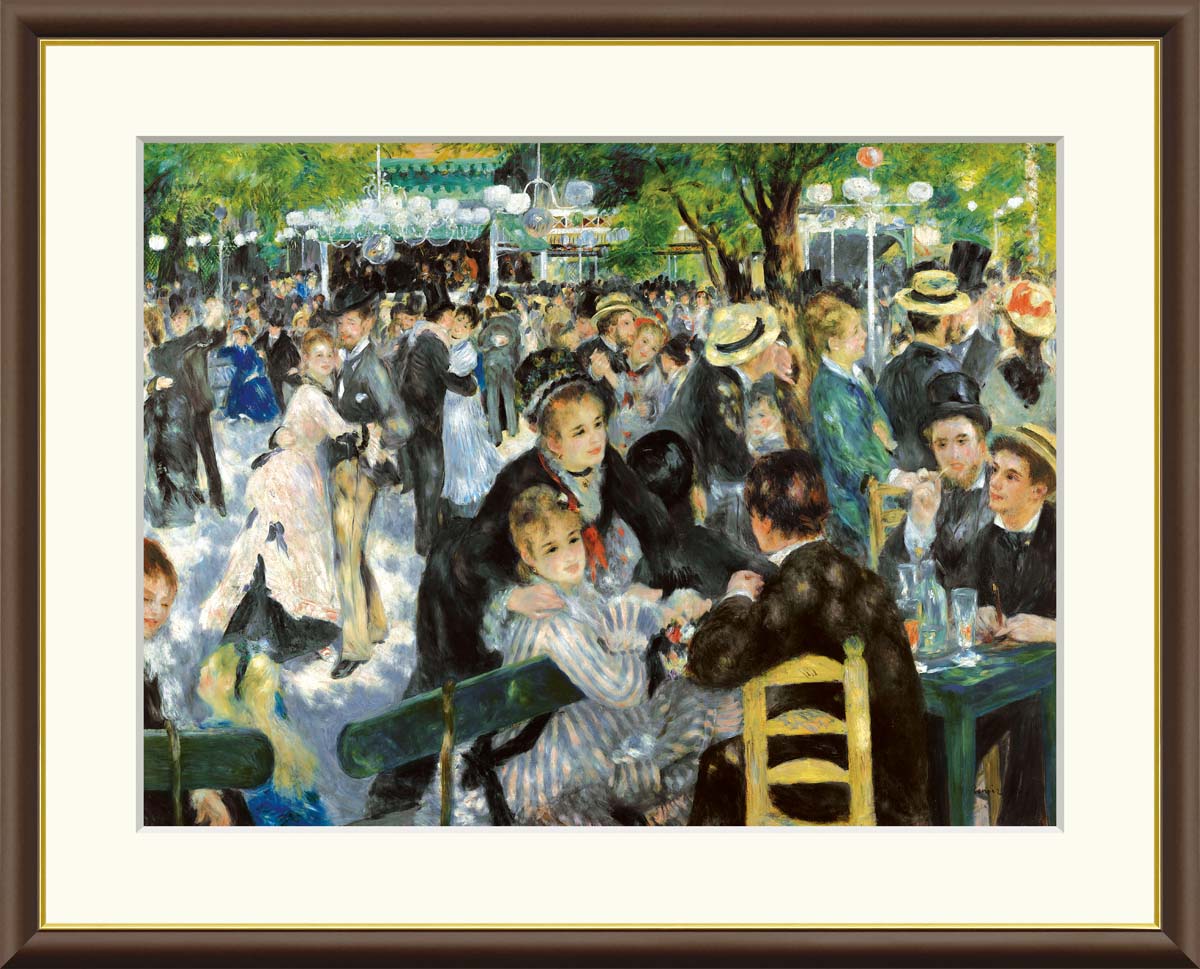 絵画 オーギュスト・ルノワール 舞踏会リマスターアート社23/100枚限定品 絵画 オーギュスト・ルノワール 舞踏会リマスターアート社23/100