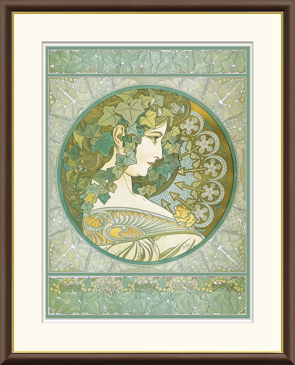 楽天市場】アルフォンス・ミュシャ 四季・秋 アールヌーボー 絵画