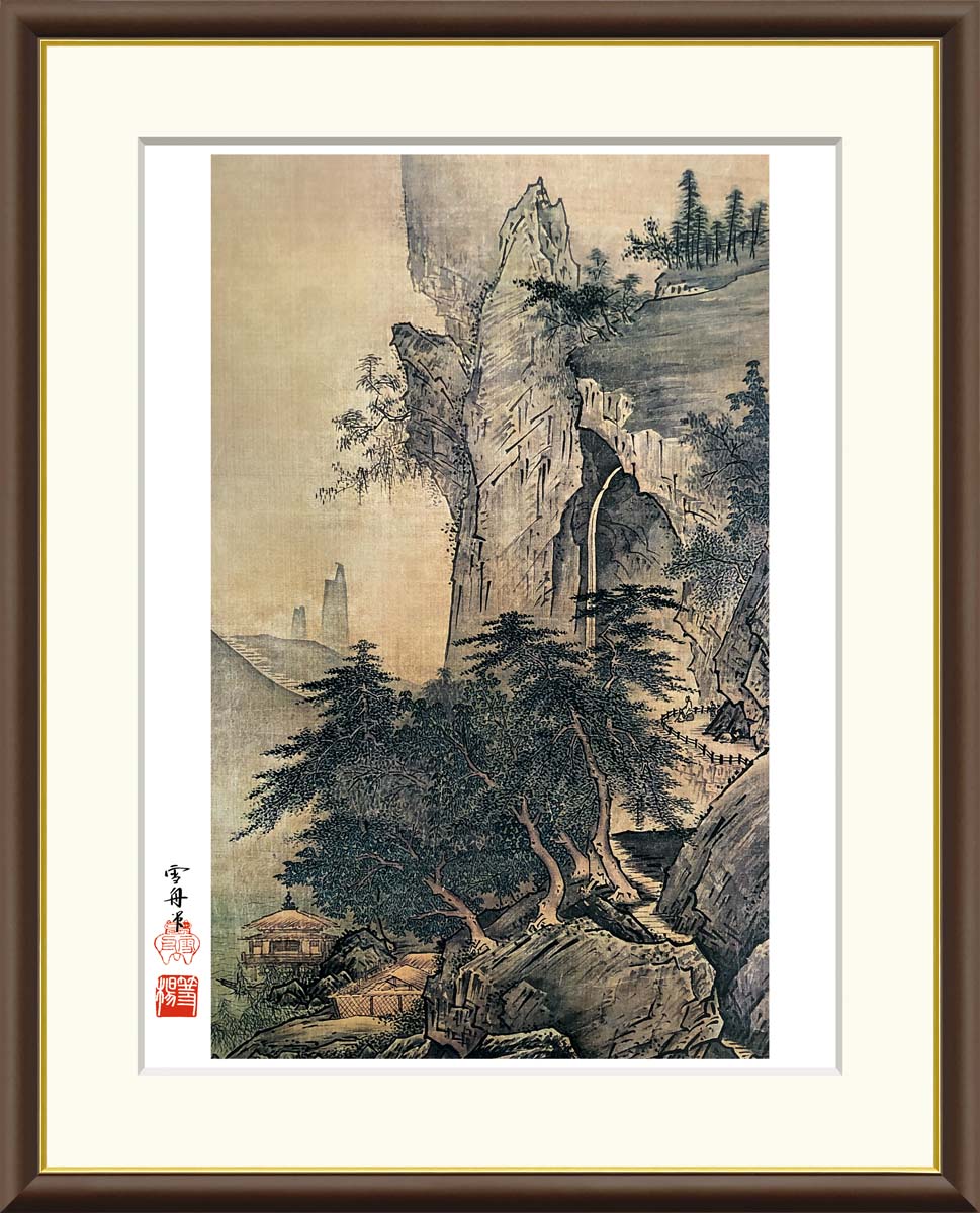 一舟　あさがお 楽天市場】【アート 絵画】日本の名画 速水御舟 朝顔（あさがお