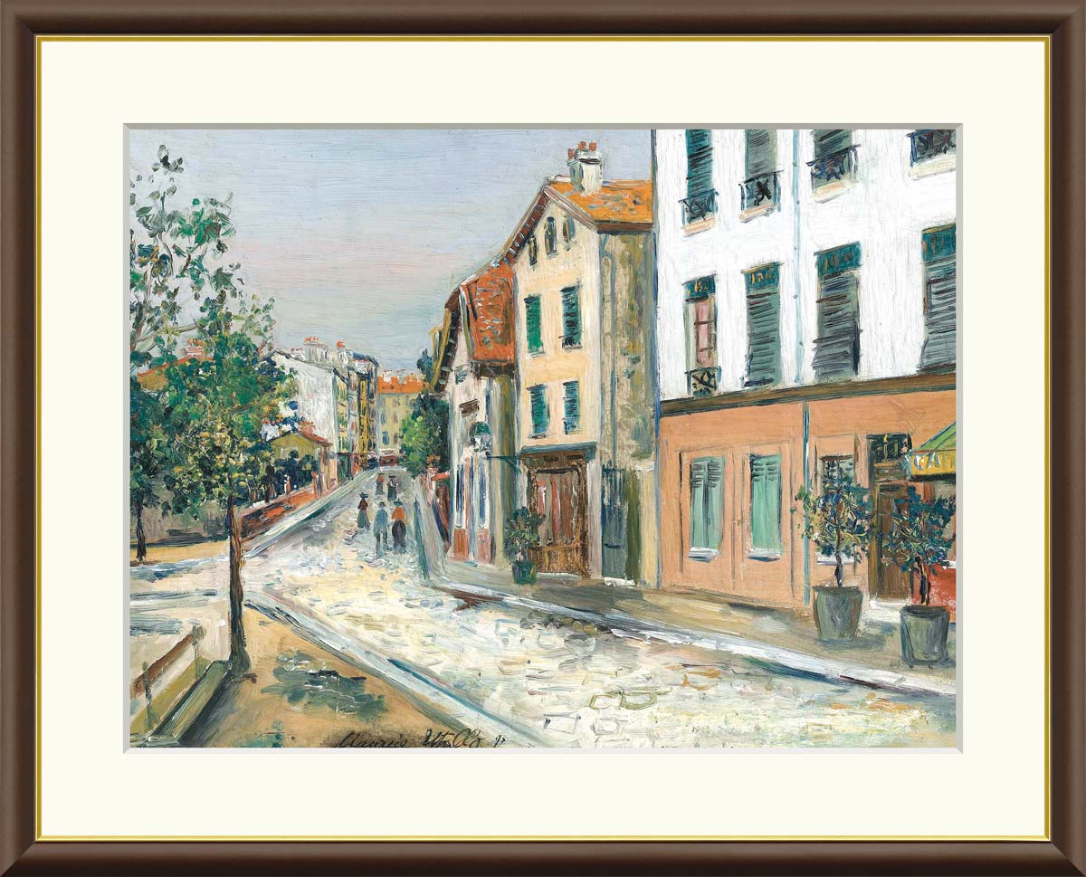 絵画 モーリスユトリロ 追加写真 (その②) 楽天市場】絵画 世界の名画 パリの13区 モーリス・ユトリロ 額