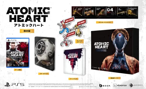 ★P5倍★20日限定★ Atomic Heart(アトミックハート)リミテッドエディション -PS5 【特典】スチールブック、アートブック、ステッカーセット、DLCコード画像