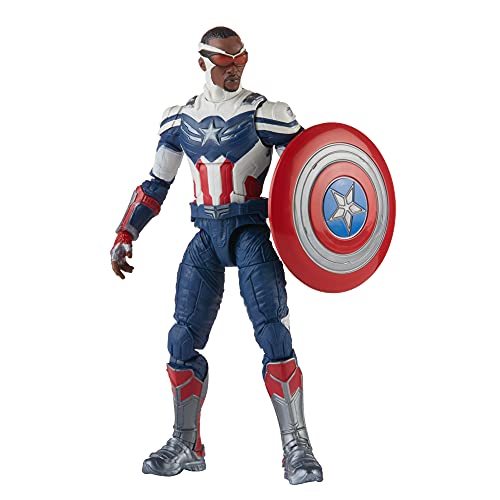 ★P10倍★30日限定★ ハズブロ(HASBRO) MARVEL マーベル レジェンドシリーズ ファルコン&ウィンター・ソルジャー キャプテン・アメリカ サム・ウィル画像