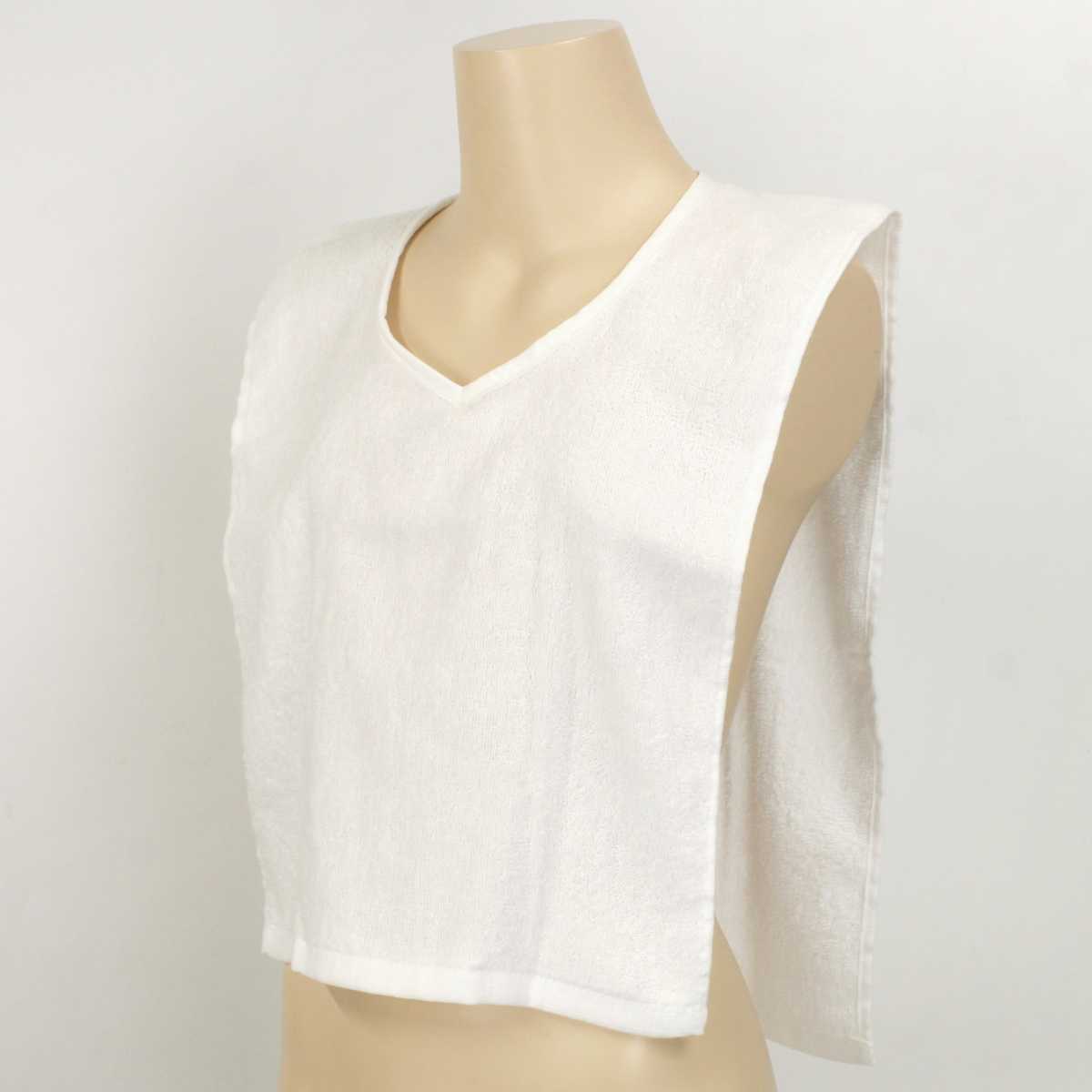 楽天市場 メール便 送料無料 キッズ ジュニア 男女兼用 汗取りタオル マラソンタオル 綿100 子供用 アンダータオル ホワイト 子供用 34x90サイズ ボーイズ ジュニア スキーウェア 全1色 ピアニッシモ